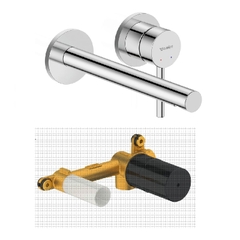 Vòi lavabo Duravit | CE1070004010+GK1900004000