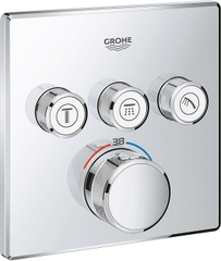 Bộ mặt điều khiển Sen Âm tường Grohe Grohtherm SmartControl | 29126000