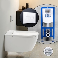 Bồn cầu hoàn chỉnh Villeroy & Boch ViClean-I 200 | V0E200R1