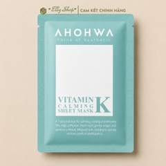 Mặt Nạ Phục Hồi Giảm Đỏ Ahohwa Vitamin K Calming Mask