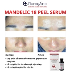 Tinh Chất Peel Pharmaform Mandelic 18 - Căng bóng, Mờ thâm 30ml