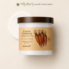 Toner Pad Cà Rốt Skinfood Carrot Carotene Calming Water Pad 60 Miếng