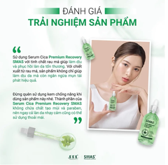 Tinh Chất SMAS Premium Cica Recovery -  Phục Hồi, Làm Dịu Da 120ml