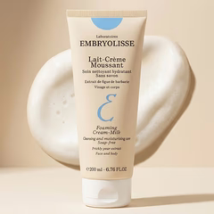 Sữa Rửa Mặt Embryolisse Foaming Cream Milk Làm Sạch Sâu & Chống Oxy Hóa 200ml