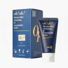 [MINI 30ML] SÁP TẨY TRANG LÀM SẠCH SÂU, TRẺ HÓA DA OH!OH! DIVINE BLUE CLEANSING & MASSAGING BALM