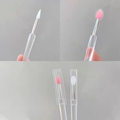 Cọ Son môi Silicon Cán dài, có nắp