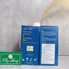 [MINI 30ML] SÁP TẨY TRANG LÀM SẠCH SÂU, TRẺ HÓA DA OH!OH! DIVINE BLUE CLEANSING & MASSAGING BALM