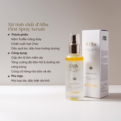 Xịt khoáng d'Alba First Spray Serum 100ml - Dưỡng căng bóng, cấp ẩm sâu
