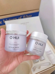 Set Kem dưỡng trắng da OHUI Extreme White Cream – dòng sản phẩm dưỡng trắng, mờ thâm nám và ngăn lão hóa