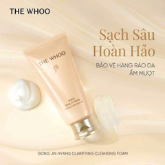 Set Sữa Rửa Mặt Dưỡng Ẩm Whoo Gongjinhyang Clarifying Cleansing Foam Special Set