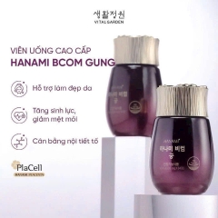 Viên Uống Chăm Sóc Sức Khỏe SHJW Hanami Bcom Gung 84 viên x 3 lọ - Bổ sung năng lượng – Giảm mệt mỏi – Dưỡng da, đẹp tóc, tăng đề kháng