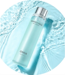 💦💦💦𝐒𝐞𝐭 𝐎𝐡𝐮𝐢 𝐀𝐪𝐮𝐚 - Nước hoa hồng và sữa dưỡng Ohui xanh cấp nước - kiểm soát bã nhờn - giảm mụn - dưỡng ẩm chống lão hoá nước 💦 💦💦