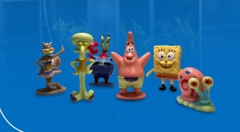 Mô hình 6 nhân vật bọt biển