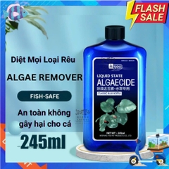 YEE Diệt rêu tảo hại 245ml - Dung dịch trị rêu bể cá an toàn, ngăn ngừa rêu tảo phát triển