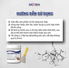 Keo Vá Tường DURA – Trám Trét Vết Nứt, Lỗ Hổng Hiệu Quả, Bền Chắc
