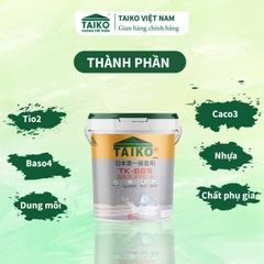 Sơn Chống Thấm Trong Suốt Gốc Dung Môi TAIKO 669 – Bảo Vệ Mái Ngói, Tường Gạch, Đá Trang Trí, Gỗ