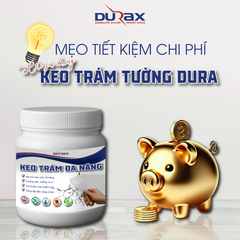 Keo Vá Tường DURA – Giải Pháp Trám Vá Khe Nứt, Lỗ Hổng, Chân Chim Hiệu Quả Trước Khi Sơn