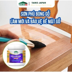Sơn Bóng Gỗ DURA CLEAR NANO Không Mùi, Kháng Nước, Bảo Vệ Gỗ, Thân Thiện Môi Trường