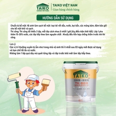 Sơn Chống Thấm Trong Suốt Gốc Dung Môi TAIKO 669 – Bảo Vệ Mái Ngói, Tường Gạch, Đá Trang Trí, Gỗ