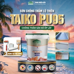 Sơn Chống Thấm Đa Năng TAIKO PU95 – Polyurethane Đàn Hồi Cao, Chống Nứt, Kháng UV, Bám Dính Tuyệt Vời
