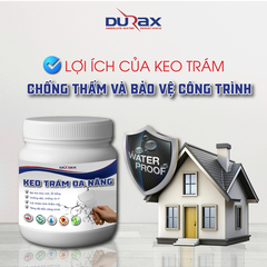 Keo Vá Tường DURA – Giải Pháp Trám Vá Khe Nứt, Lỗ Hổng, Chân Chim Hiệu Quả Trước Khi Sơn