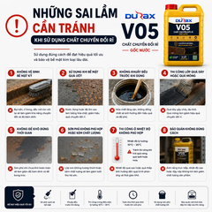 DURAX V05 – Chất Chuyển Đổi Rỉ Gốc Nước Cho Kim Loại