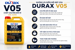 DURAX V05 – Chất Chuyển Đổi Rỉ Gốc Nước Cho Kim Loại