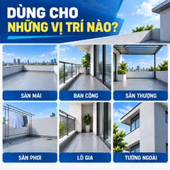 DURAX AC01: Chống Thấm Cao Cấp Pha Xi Cho Tường, Sàn Mái
