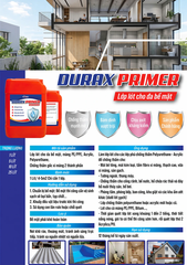 DURAX PRIMER – Lớp Lót Chống Thấm 1 Thành Phần Tăng Bám Dính Cho Mọi Bề Mặt Bền Lâu 10 Năm