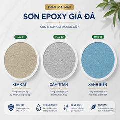 DURAX ROYAL STONE V9 – Epoxy Giả Đá Cát Màu Chống Thấm Nghệ Thuật