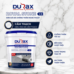 DURAX ROYAL STONE V9 – Epoxy Giả Đá Cát Màu Chống Thấm Nghệ Thuật