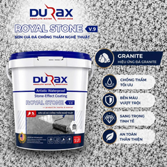 DURAX ROYAL STONE V9 – Epoxy Giả Đá Cát Màu Chống Thấm Nghệ Thuật