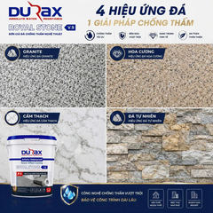 DURAX ROYAL STONE V9 – Epoxy Giả Đá Cát Màu Chống Thấm Nghệ Thuật