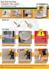 Sơn Chống Thấm Trong Suốt TAIKO 669 – Bảo Vệ Mái Ngói, Tường Gạch, Đá Trang Trí, Gỗ