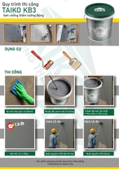 Sơn Chống Thấm Tường Đứng TAIKO KB3 – Gốc Nước, Không Pha Xi Măng, Bền 10 Năm