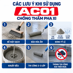 DURAX AC01: Chống Thấm Cao Cấp Pha Xi Cho Tường, Sàn Mái