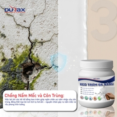 Keo Vá Tường DURA – Giải Pháp Trám Vá Khe Nứt, Lỗ Hổng, Chân Chim Hiệu Quả Trước Khi Sơn