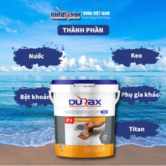 Sơn Chống Thấm DURA Trong Suốt Đa Năng – Dùng Cho Tường, Cửa Sổ, Sàn, Ban Công, Máng Xối Gỗ Công Nghiệp
