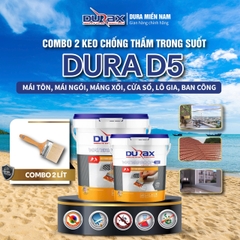 Sơn Chống Thấm DURA Trong Suốt Đa Năng – Dùng Cho Tường, Cửa Sổ, Sàn, Ban Công, Máng Xối Gỗ Công Nghiệp