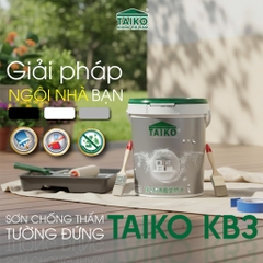Sơn Chống Thấm Tường Đứng TAIKO KB3 – Gốc Nước, Không Pha Xi Măng, Bền 10 Năm