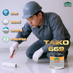 Sơn Chống Thấm Trong Suốt TAIKO 669 – Bảo Vệ Mái Ngói, Tường Gạch, Đá Trang Trí, Gỗ