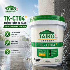 Sơn Chống Thấm Taiko CT04 Thi Công Trực Tiếp Trên Bề Mặt Ẩm, Kháng Muối, Kháng Kiềm