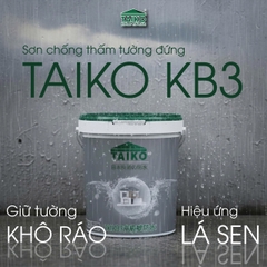 Sơn Chống Thấm Tường Đứng TAIKO KB3 – Gốc Nước, Không Pha Xi Măng, Bền 10 Năm