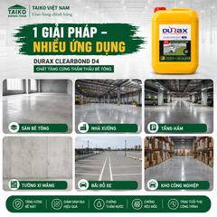 Chất Bê Tông Hóa Thẩm Thấu DURAX D4 – Giải Pháp Gia Cường & Chống Thấm Kháng Muối, Kháng Kiềm Bền Vững Cho Công Trình
