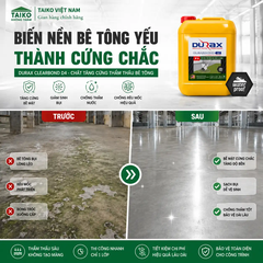 Chất Bê Tông Hóa Thẩm Thấu DURAX D4 – Giải Pháp Gia Cường & Chống Thấm Kháng Muối, Kháng Kiềm Bền Vững Cho Công Trình