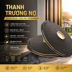 Thanh Cao Su Trương Nở Chống Thấm Hyperstop DB2010 TAIKO Chèn Mạch, Cổ Ống Thoát Sàn | Dài 1m