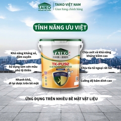 Sơn Chống Thấm PU TAIKO PU92 – Bám Dính Tốt, Dễ Thi Công, Chống Thấm Lộ Thiên Hiệu Quả