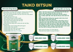 Sơn Chống Thấm Hồ Cá, Bể Cá Koi TAIKO BITSUN No.2 – Màu Đen, Pha Xi Măng Để Tăng Chịu Lực