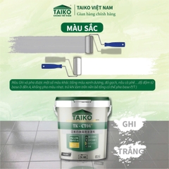 Sơn Chống Thấm Taiko CT4 – Thi Công Trực Tiếp Trên Bề Mặt Ẩm, Kháng Muối, Kháng Kiềm