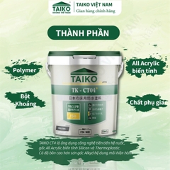 Sơn Chống Thấm Taiko CT4 – Thi Công Trực Tiếp Trên Bề Mặt Ẩm, Kháng Muối, Kháng Kiềm